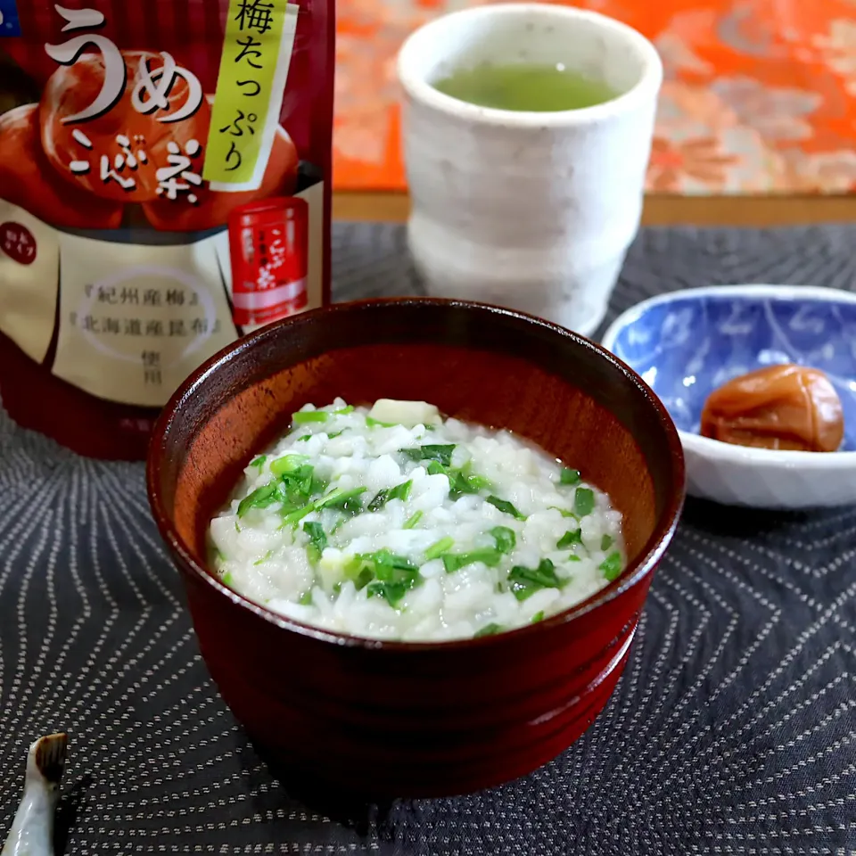 七草粥　うめこんぶ茶味|かおるさん