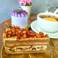 My Birthday Almond Alcohol Tiramisu Cake🎂