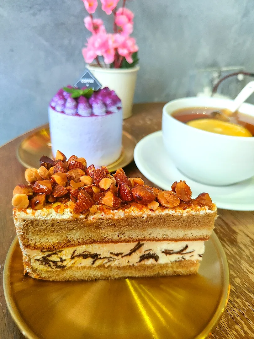 My Birthday Almond Alcohol Tiramisu Cake🎂|kellymyliana_tew@yahoo.com.sgさん