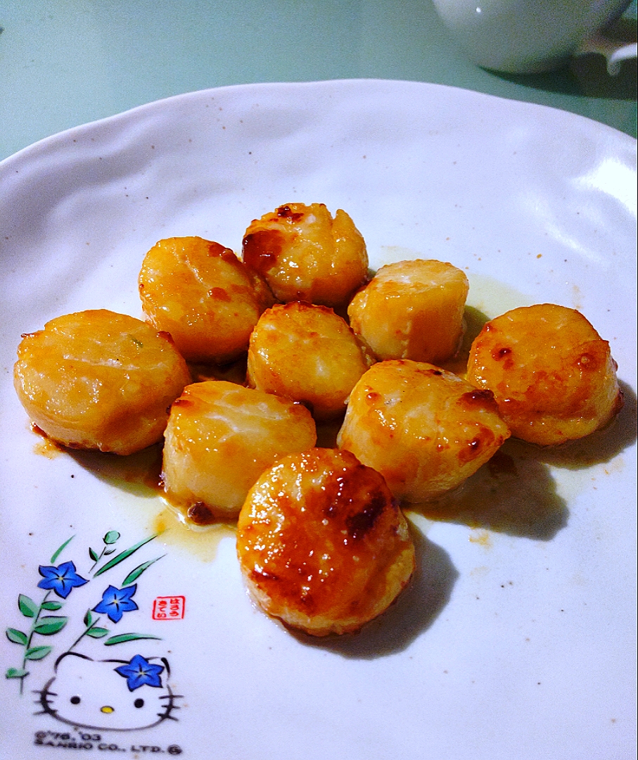 帆立のバター醤油焼き