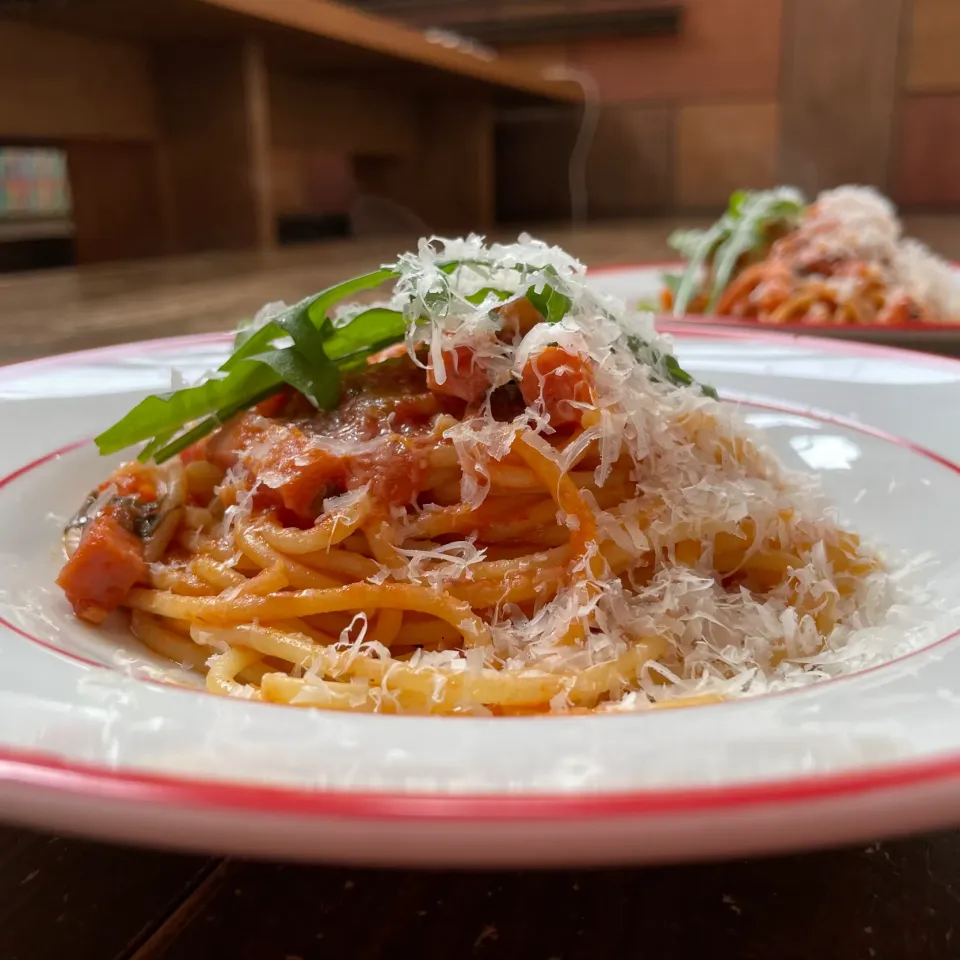 Snapdishの料理写真:Spaghetti all'Arrabbiata（スパゲッティ・アラビアータ）|koji toyodaさん