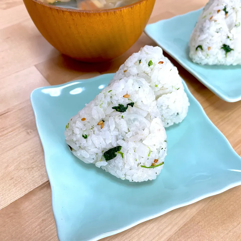 七草おにぎり🍙|たにもこさん