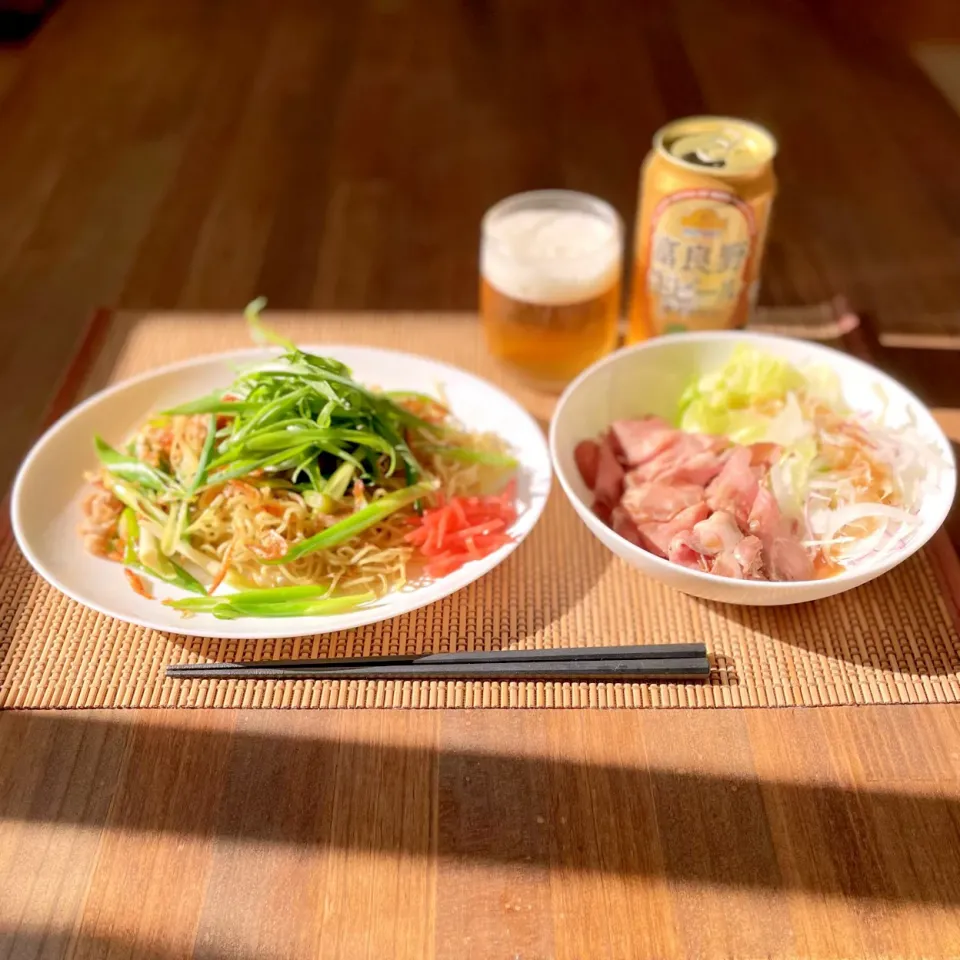 九条ねぎと桜えびのうまつゆ焼きそば|Ruotoさん