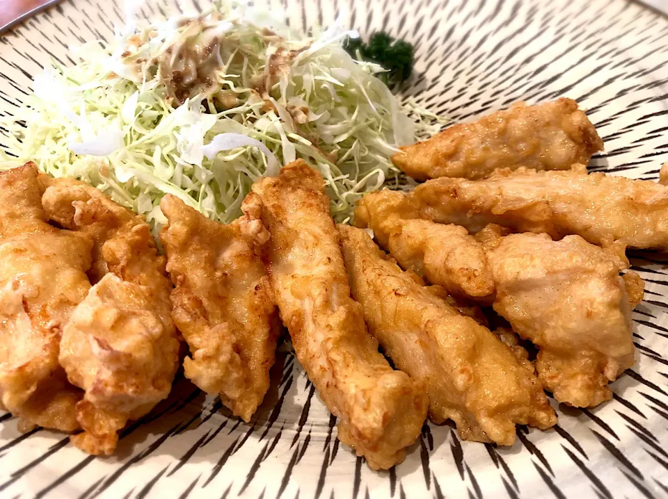 大分郷土料理　とり天|じゅんさんさん