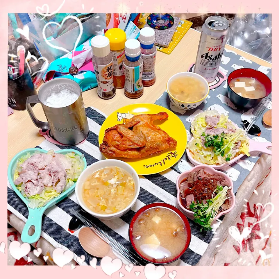 １／８ ｓｕｎ 晩ごはん🍴＊○°|rinaronarさん