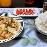 もも肉野菜炒め