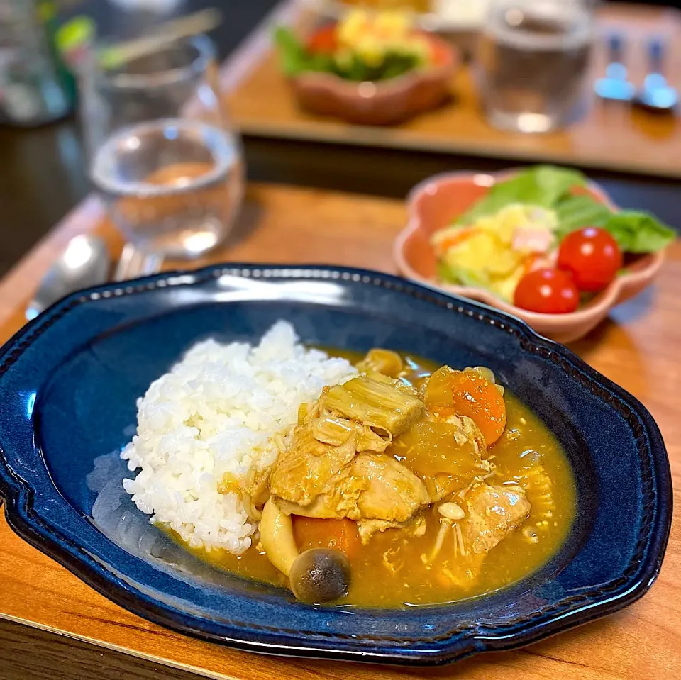 圧力鍋でとろとろチキンカレー|ちぐあささん