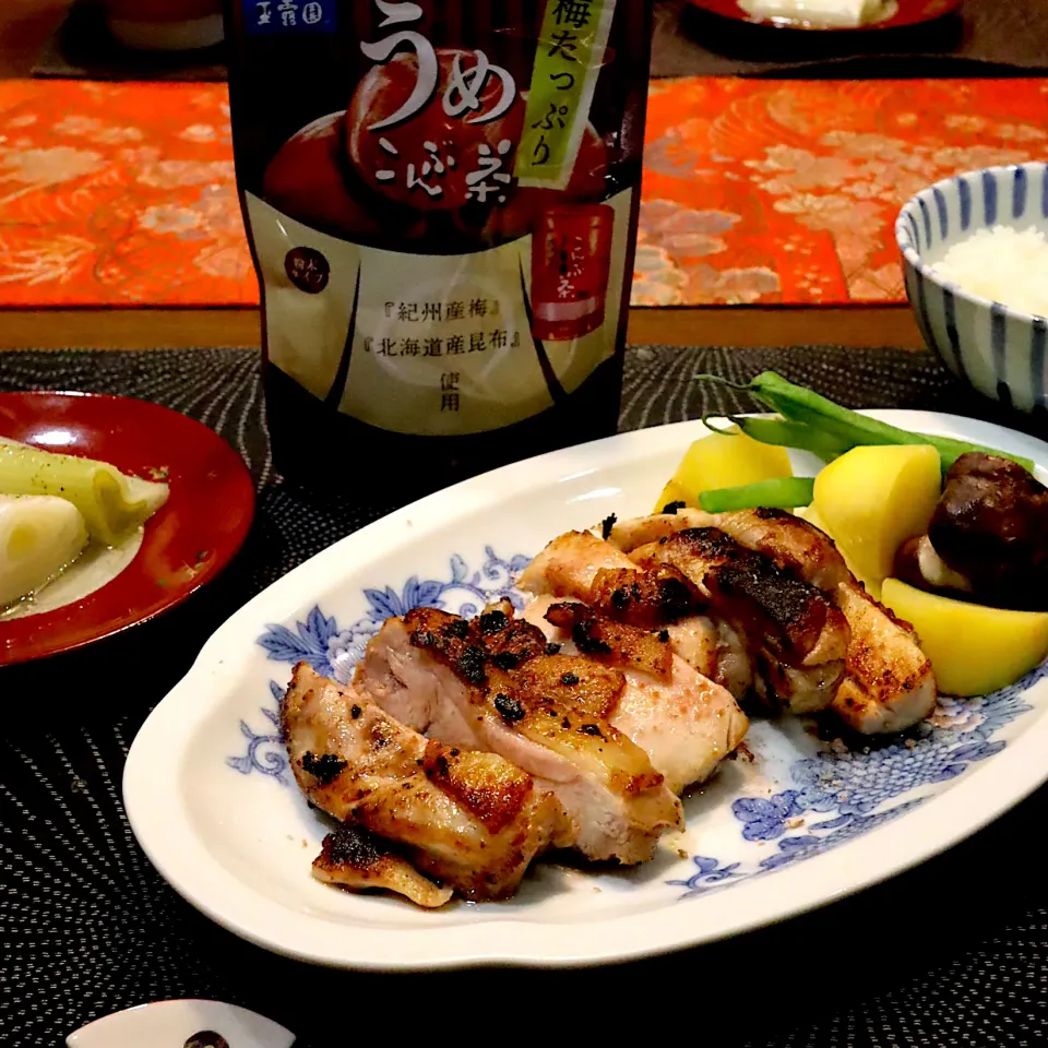 鶏モモのソテー　うめこんぶ茶味|かおるさん