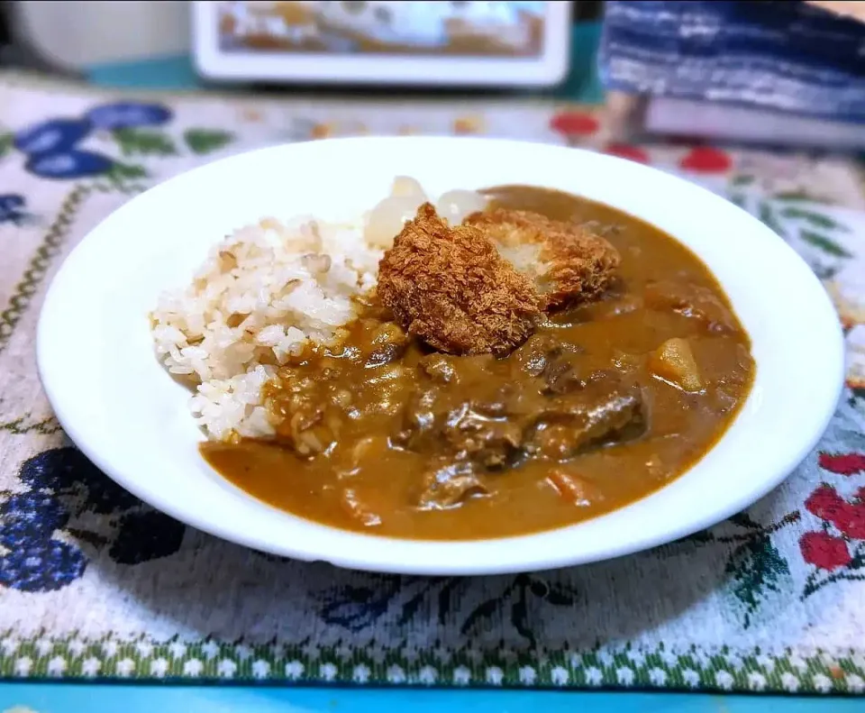 今夜はグリーンカツカレー。|Katsuraさん