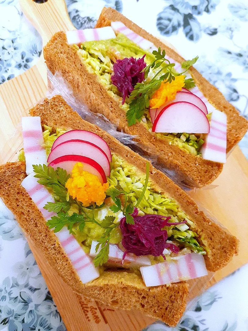 🔷有り合わせ🥑アボディップサンド🥪20230111🔷|@きなこさん