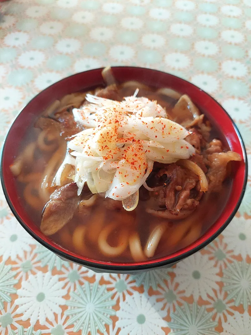 すき焼き風うどん♥️|ひぃちゃんさん