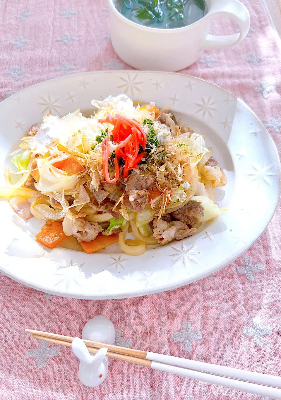 野菜多めの焼きうどん|＊Aloha＊さん