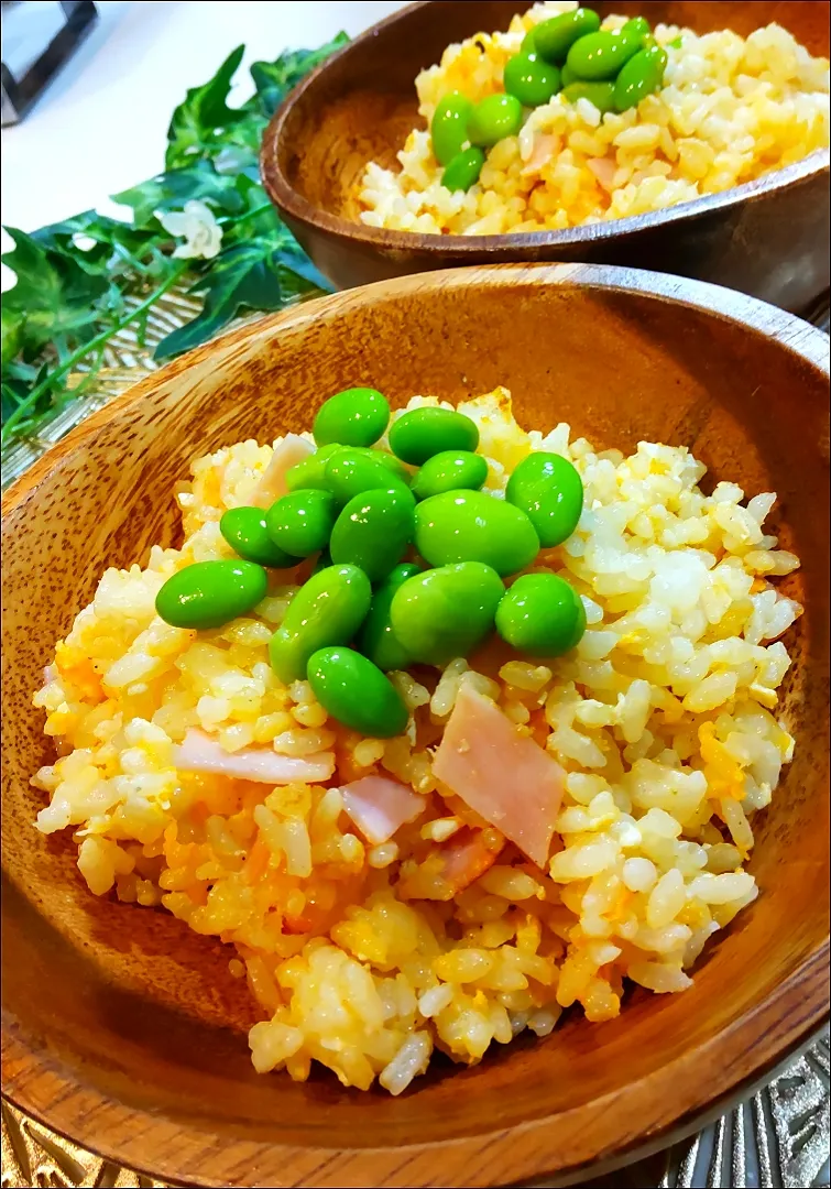 卵とハムの炒飯|ポコさん