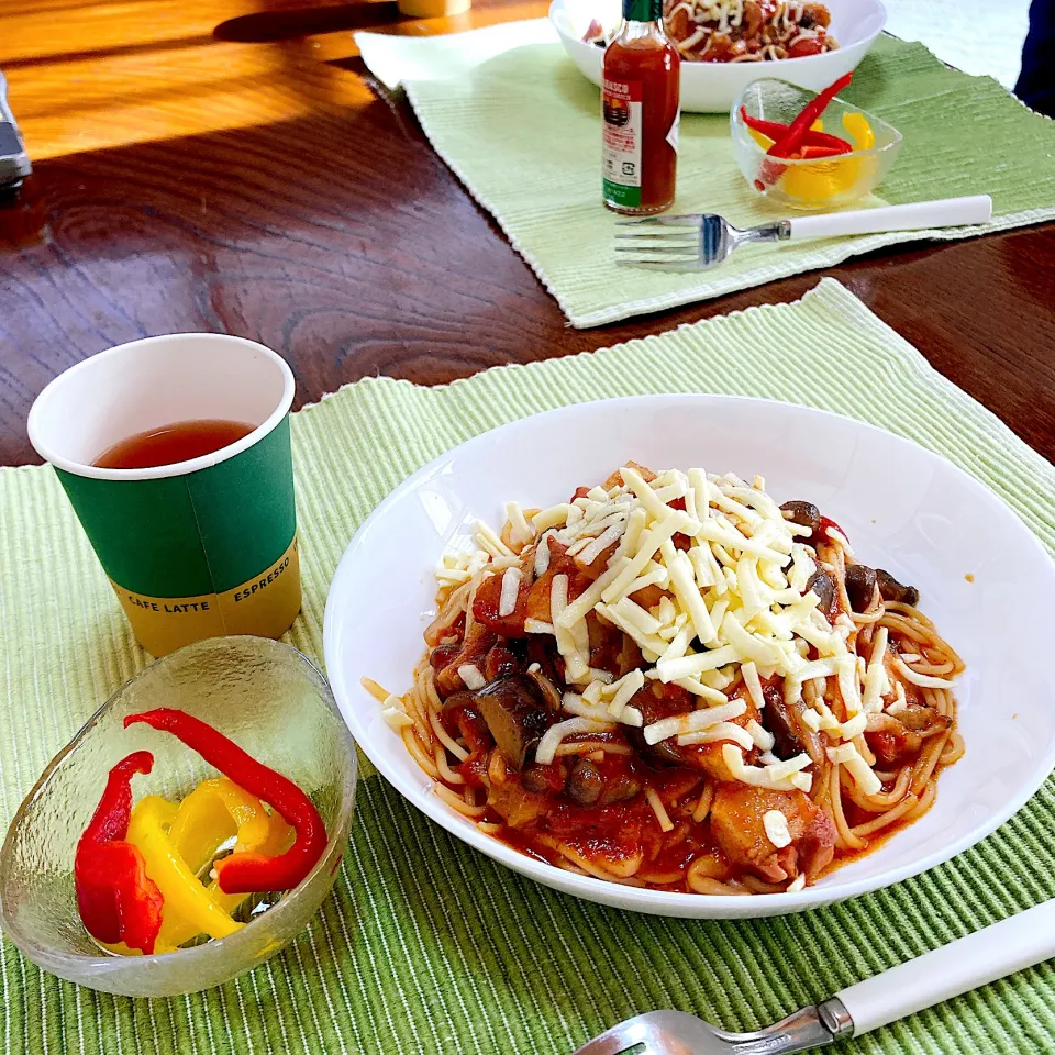 トマトソースパスタ🍝|akkoさん