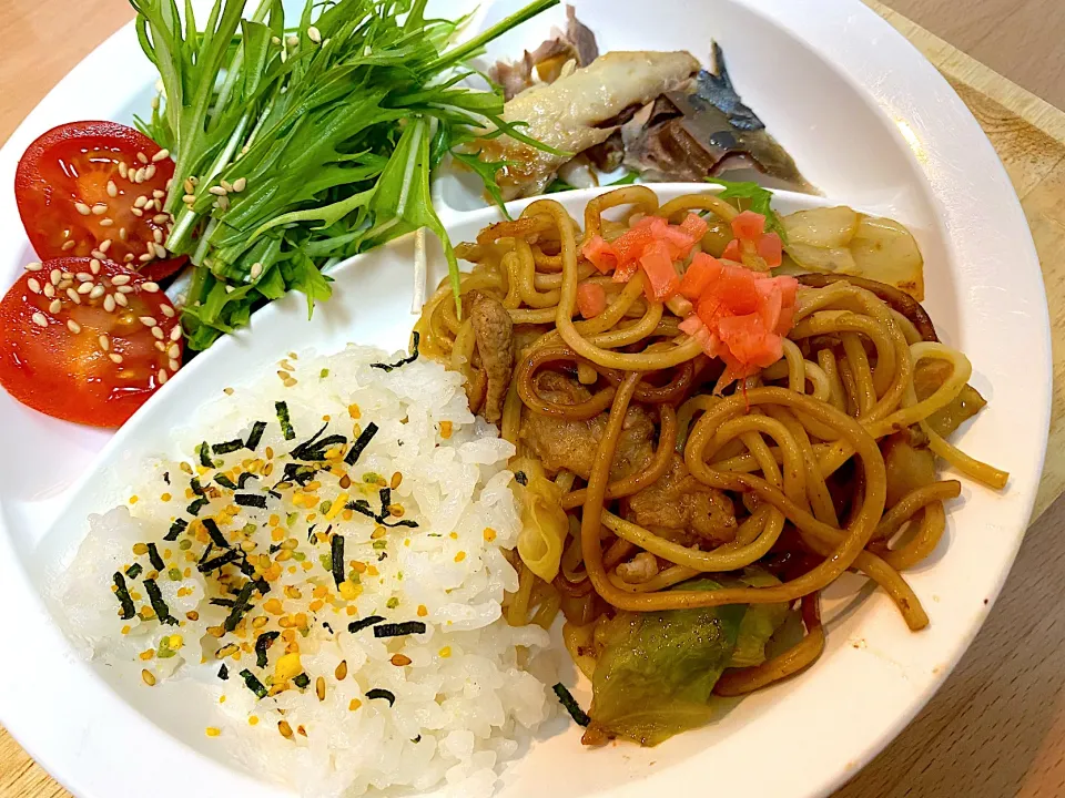 Snapdishの料理写真:お子様プレート晩御飯😉|かおちゃんさん