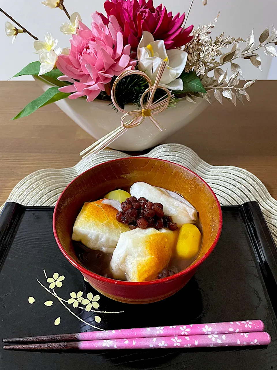 Snapdishの料理写真:栗入りぜんさい🌰|いっちゃんさん