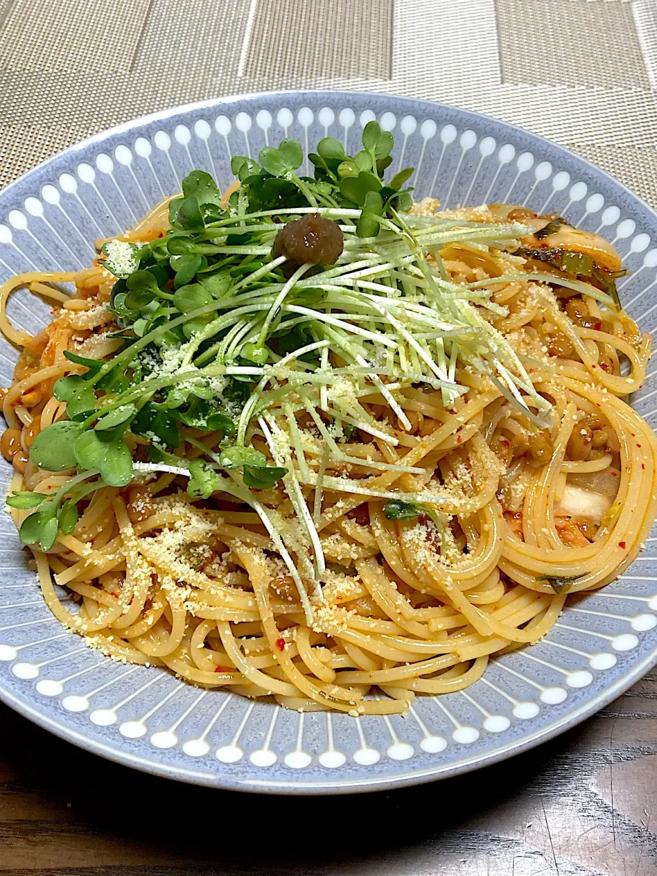 納豆キムチパスタ|Terumi  Yokosawaさん