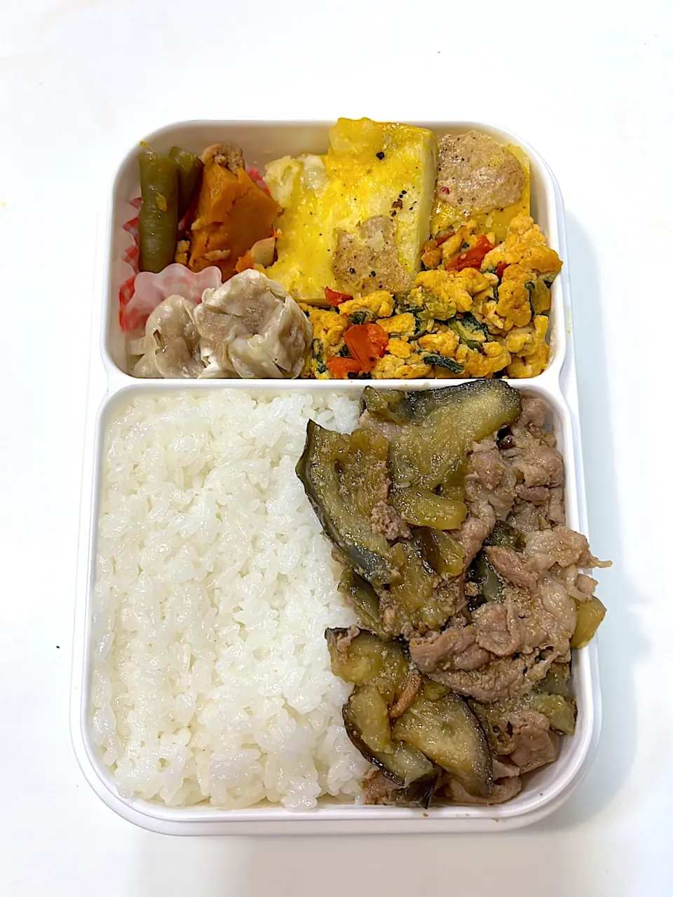 ナスと豚肉のうま煮弁当|新米嫁のご飯日記さん