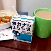 なんちゃってカフェオレ完成😁🏥|ジイジさん