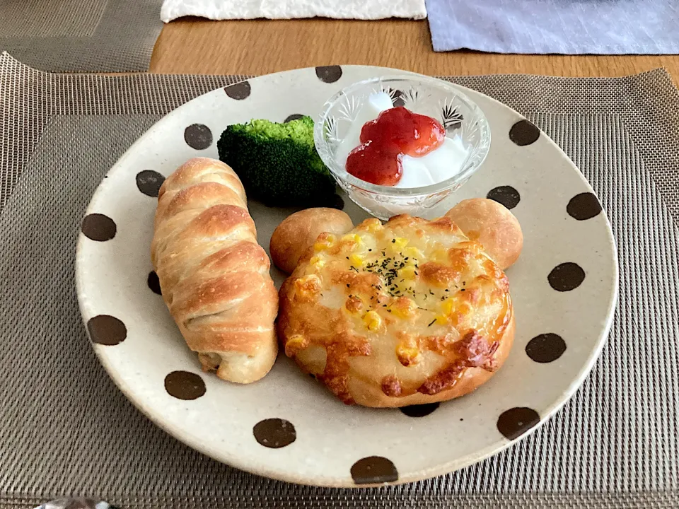 ＊お惣菜パン朝食🥐＊|＊抹茶＊さん