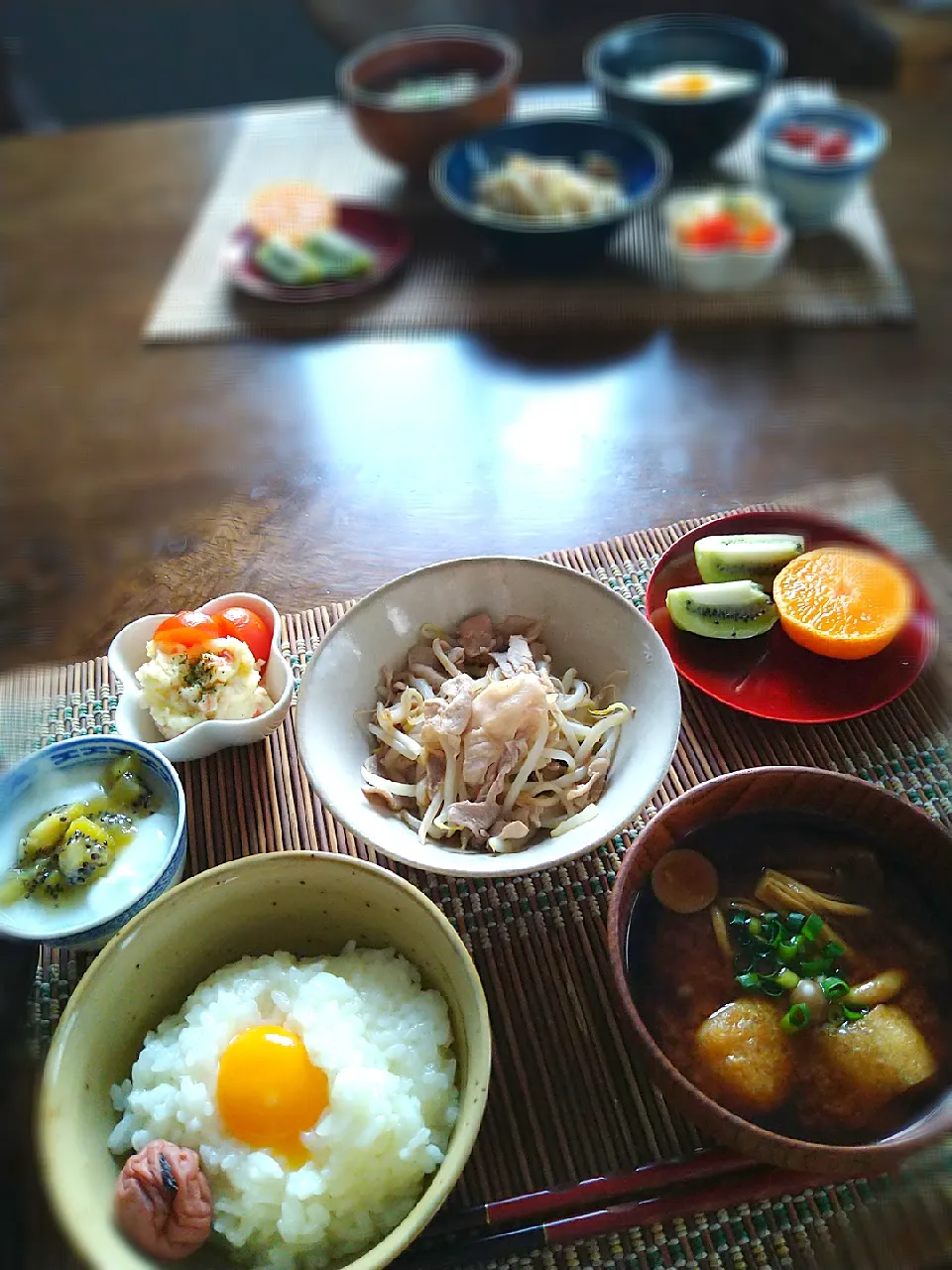 朝ごはん🌄！|まめころさん