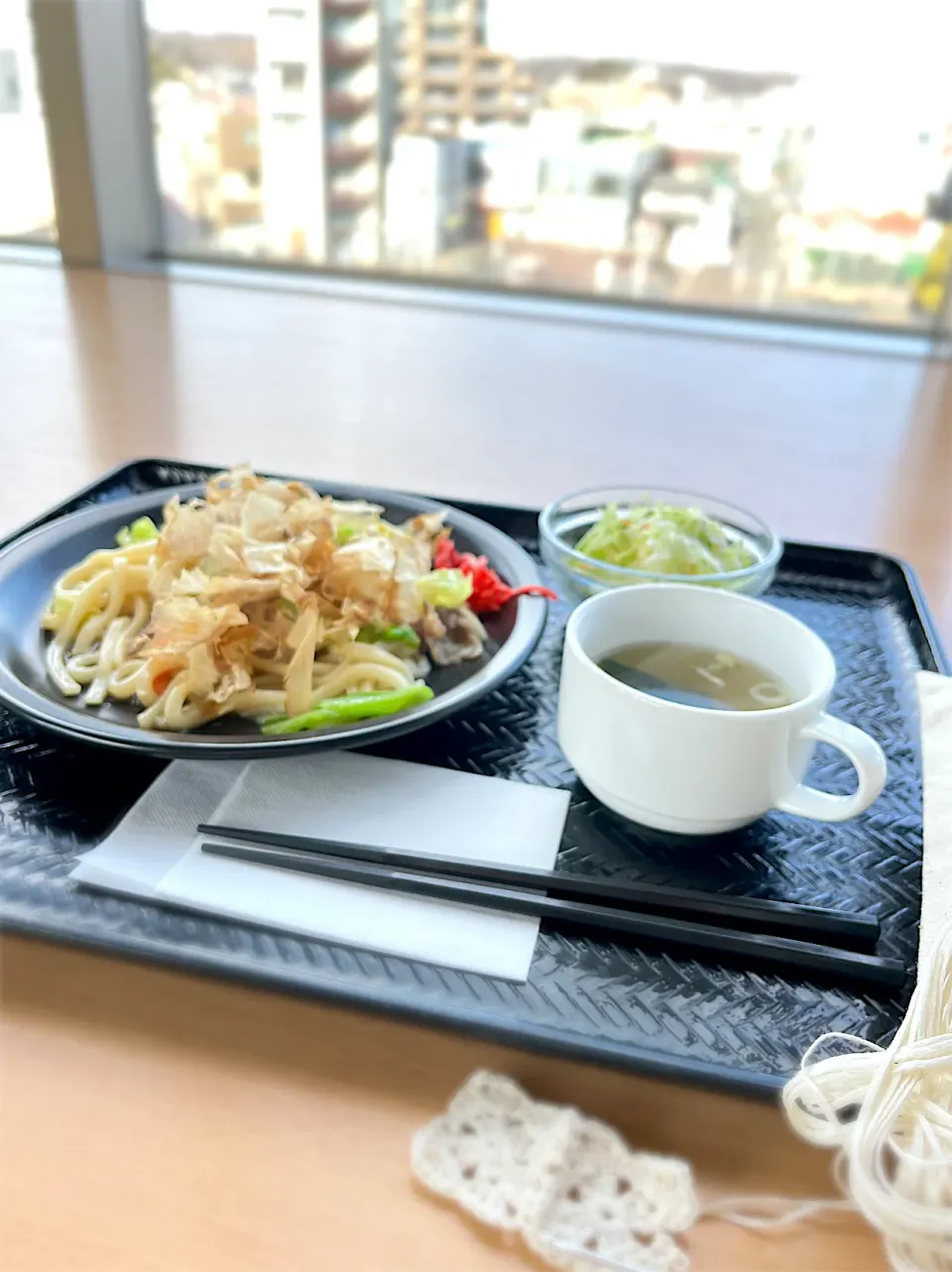 焼きうどんランチ580円|麻希さん