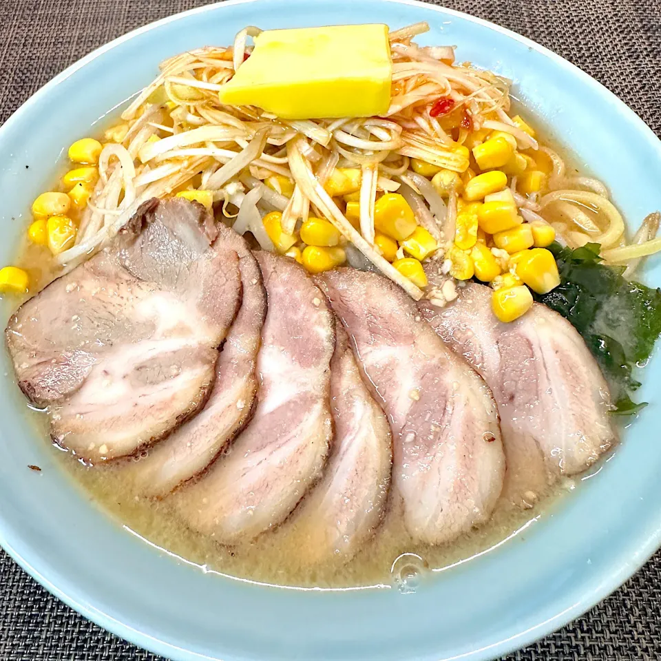 味噌バターコーンチャーシュー麺|海鼠さん