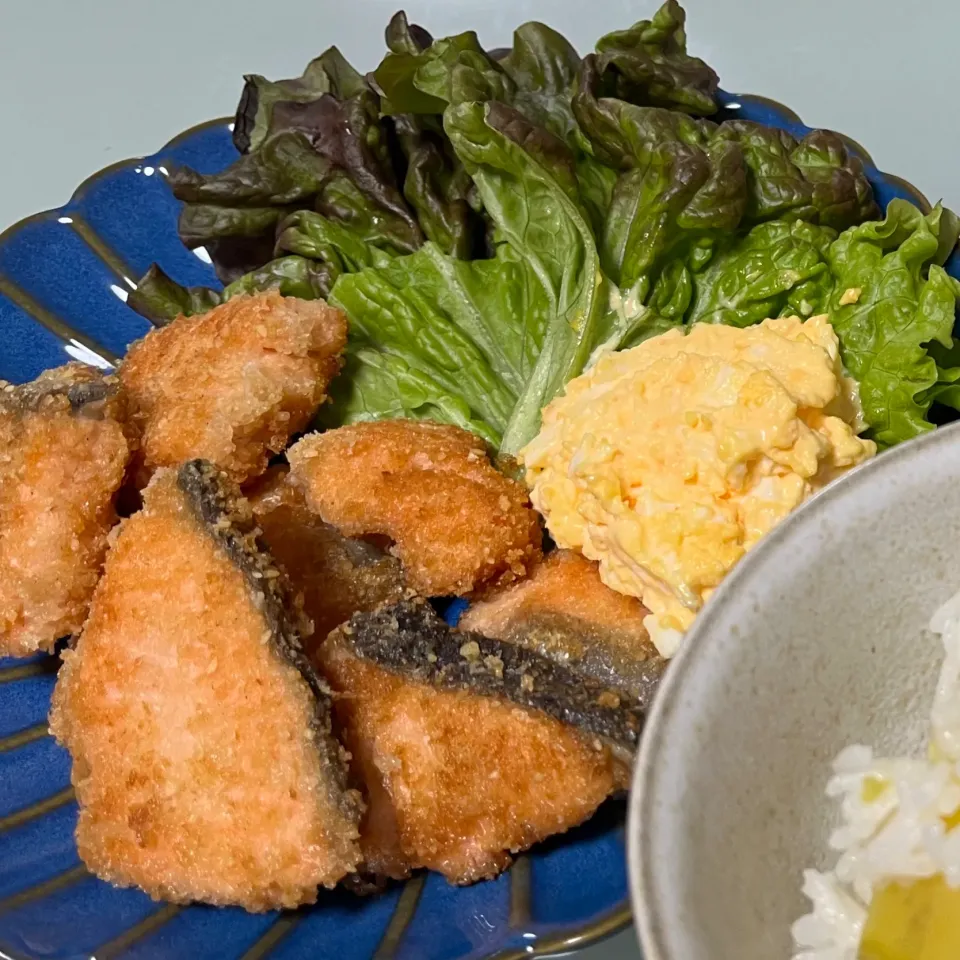 鮭のパン粉焼き|ぞぅありさん