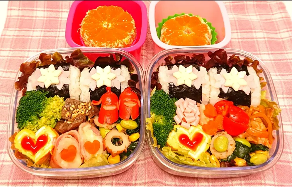 親子でお揃い弁当❤️|みちゅあしさん