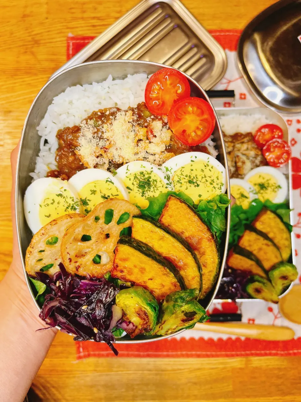 キーマカレー弁当。|chocohimeさん