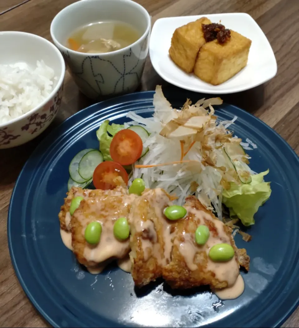 Snapdishの料理写真:鶏マヨ|ゆりちさん