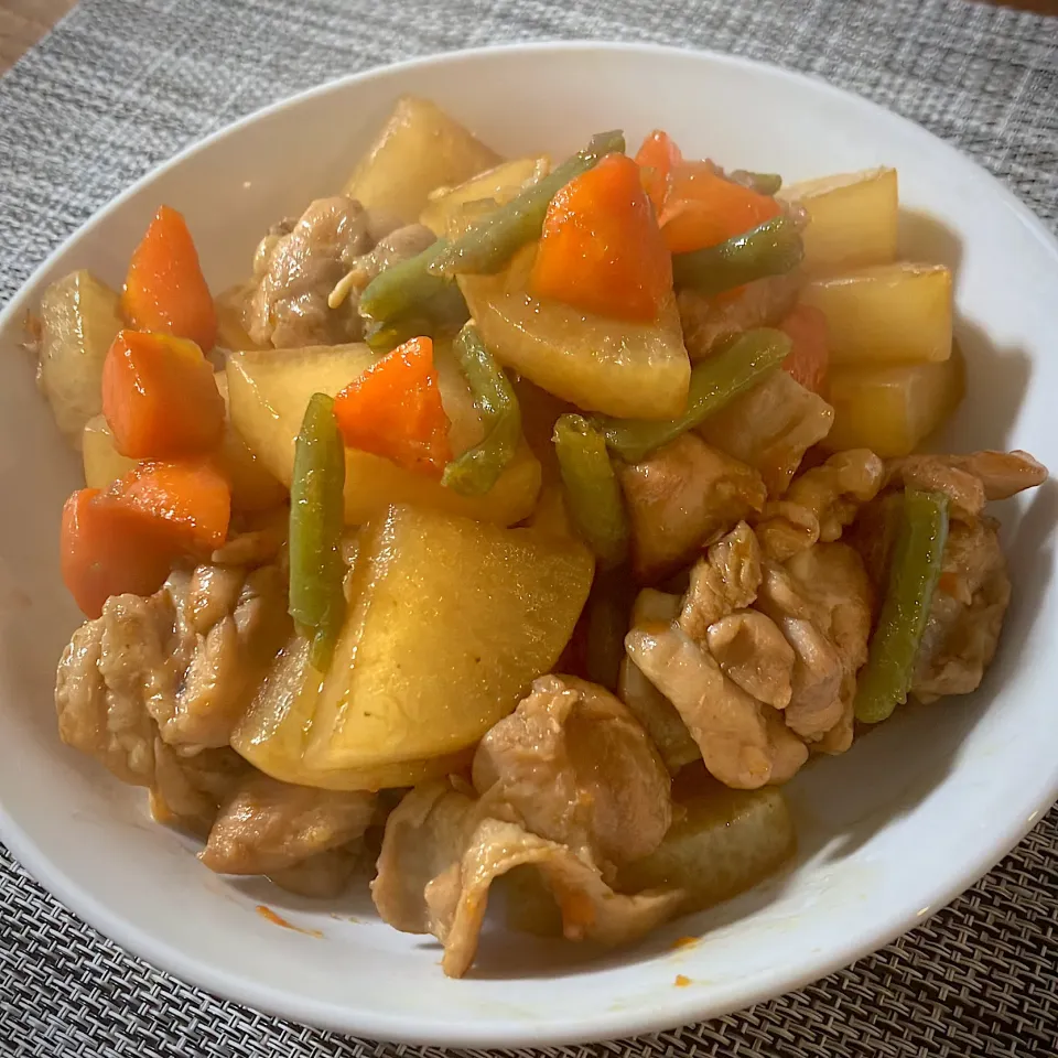 大根と鶏肉の照煮|まきさん