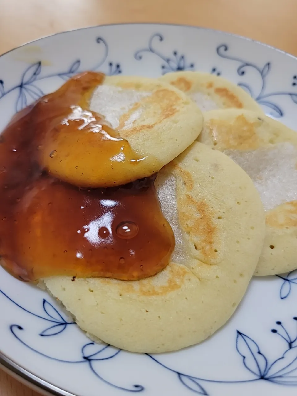 Snapdishの料理写真:もちもちみたらしパンケーキ🥞|milk15さん