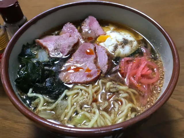 マルちゃん正麺🍜、醤油味❗️(๑･̑◡･̑๑)✨|サソリさん