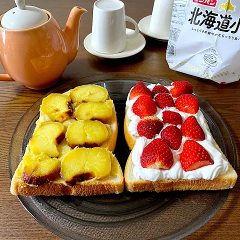 「北海道小麦」を使ってみたSnapdishの料理・レシピ写真:フジパン『北海道小麦』でサンド🥪