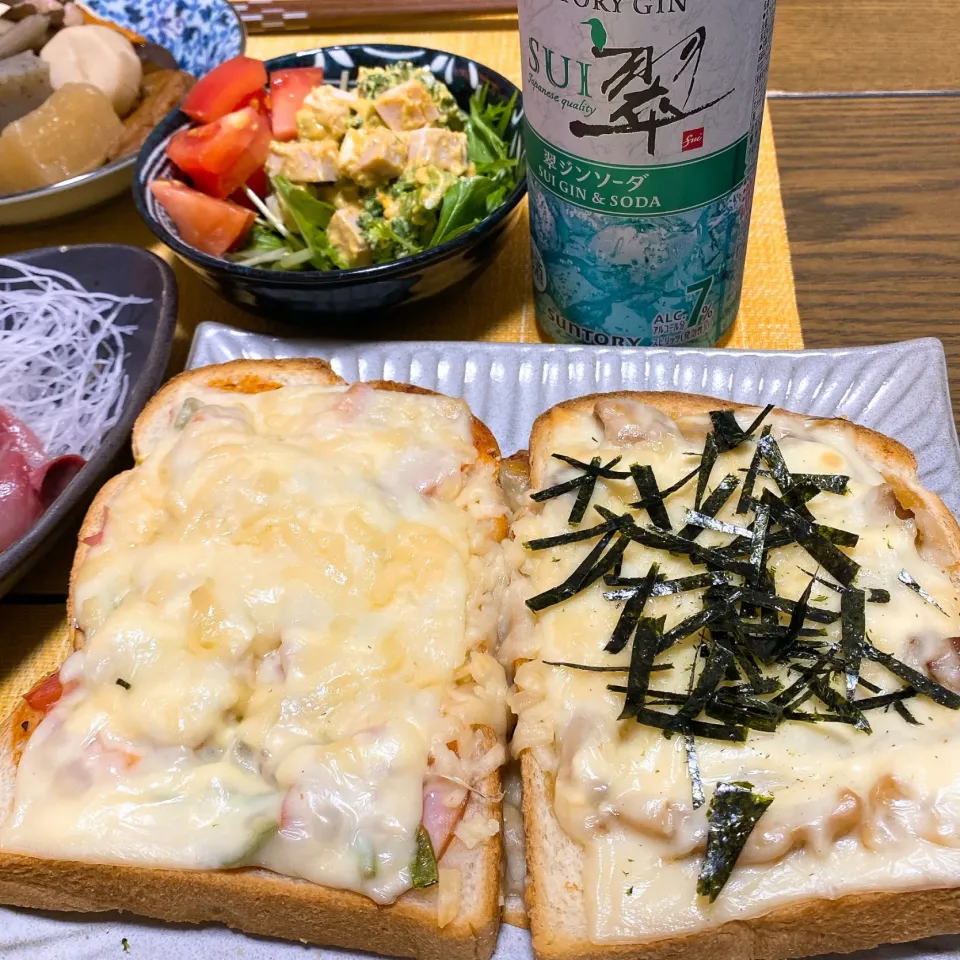 Snapdishの料理写真:ピザトースト|naoさん