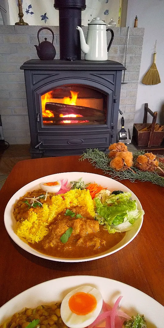 山中温泉 コヤピーさんの
ひよこ豆カレー🧡|さくらんぼさん