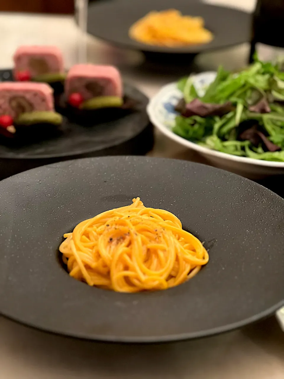 粒ウニ瓶詰めでなんちゃってウニパスタ♪|72roseさん