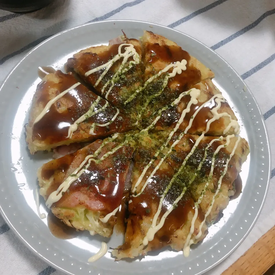 始末の料理のお好み焼き|mickyさん