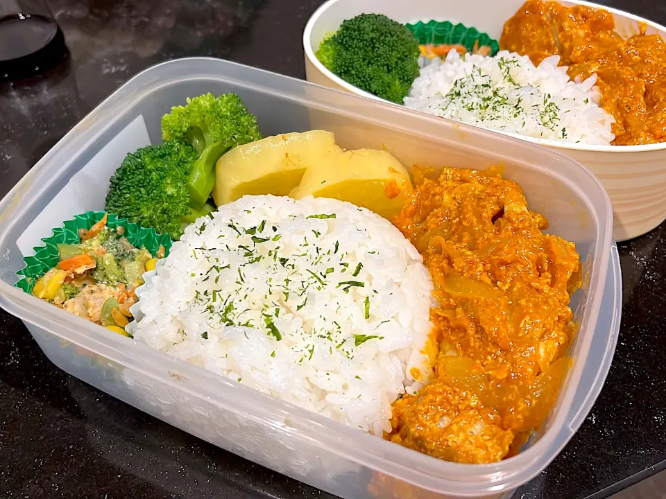 バターチキンカレーのお弁当🫶🏻|ちっちきさん