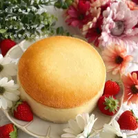 糖質オフのニューヨークチーズケーキ🍓