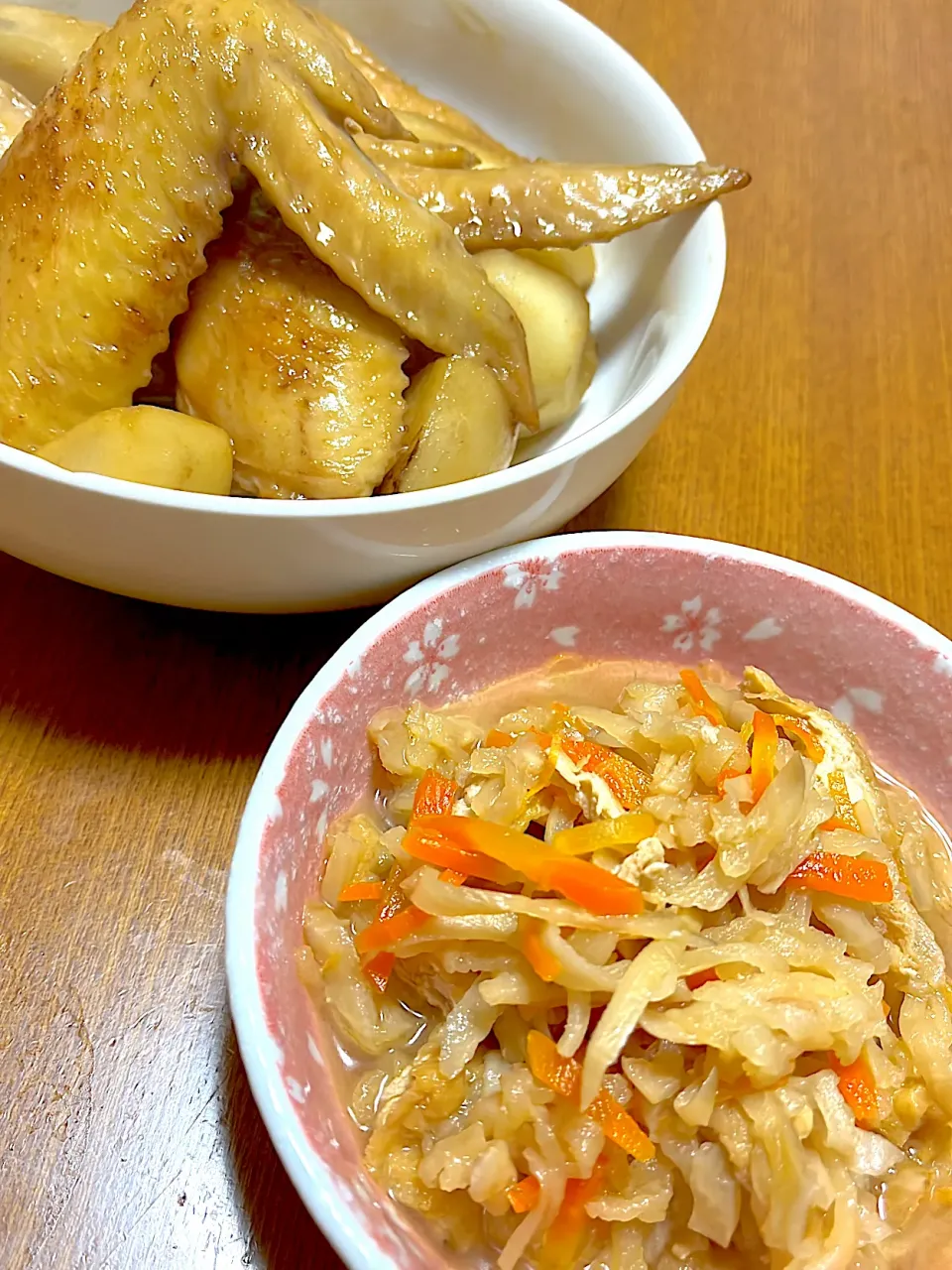 切り干し大根煮物と、手羽先と里芋の煮物|Ａｙａさん