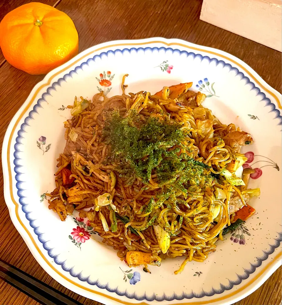 ランチ♯焼きそば|小松菜さん