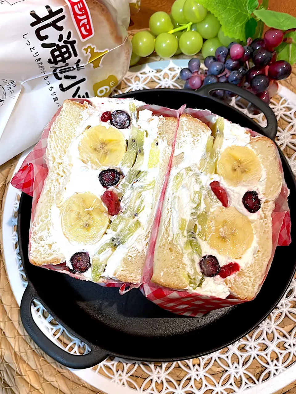 フジパン「北海道小麦」サンドイッチ🥪🥪|🌼はなちゃん🌼さん