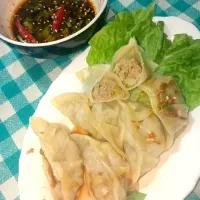 Snapdishの料理写真:chicken dumplings|jovyさん