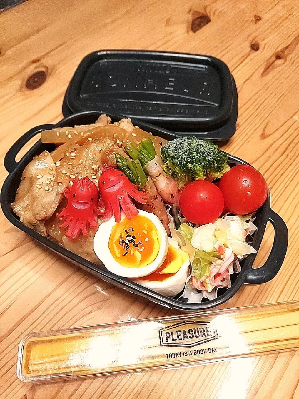 Snapdishの料理写真:2023.1.17 娘弁当🍱|あずきラテさん