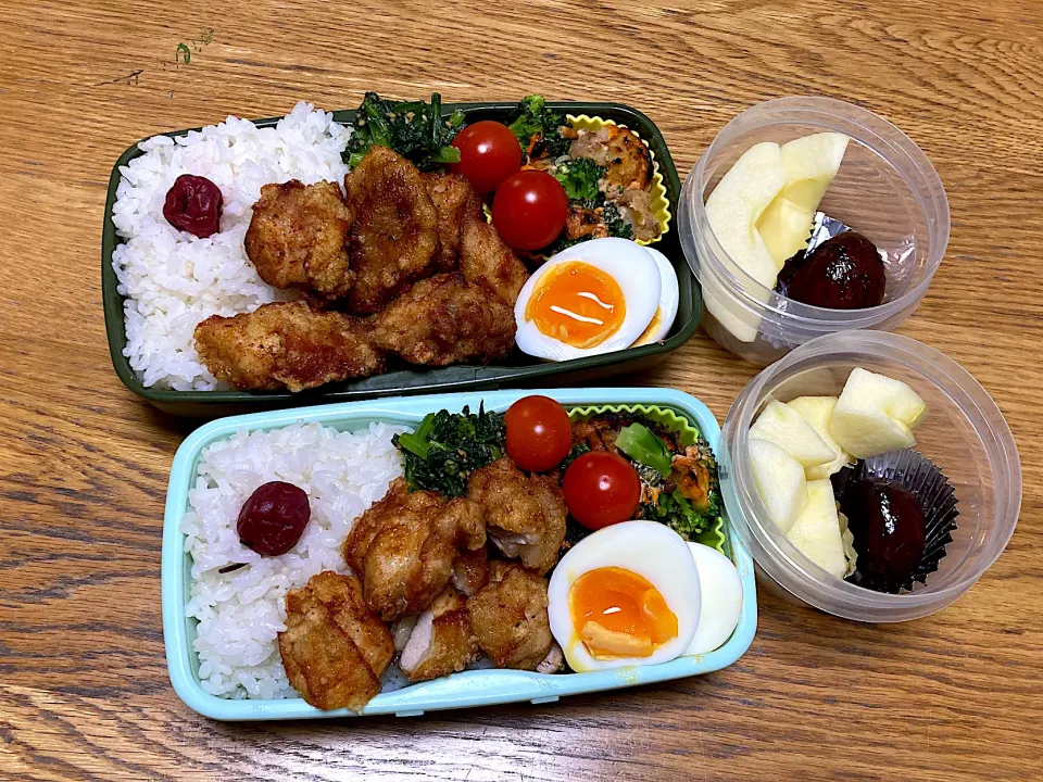 Snapdishの料理写真:鶏の唐揚げ弁当|ゆさん