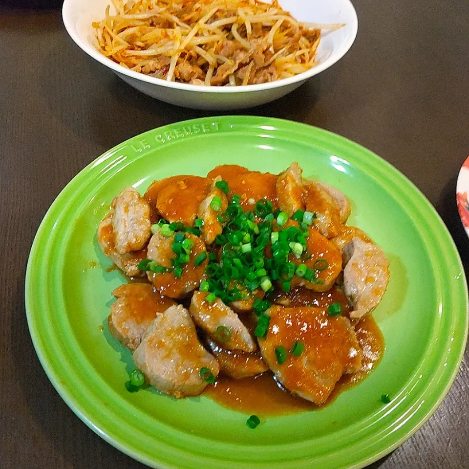 からあげビールさんの料理 【おうち居酒屋ごはん】ご飯が進む♪豚ヒレ肉の辛味噌おろしぽん酢|Rieさん