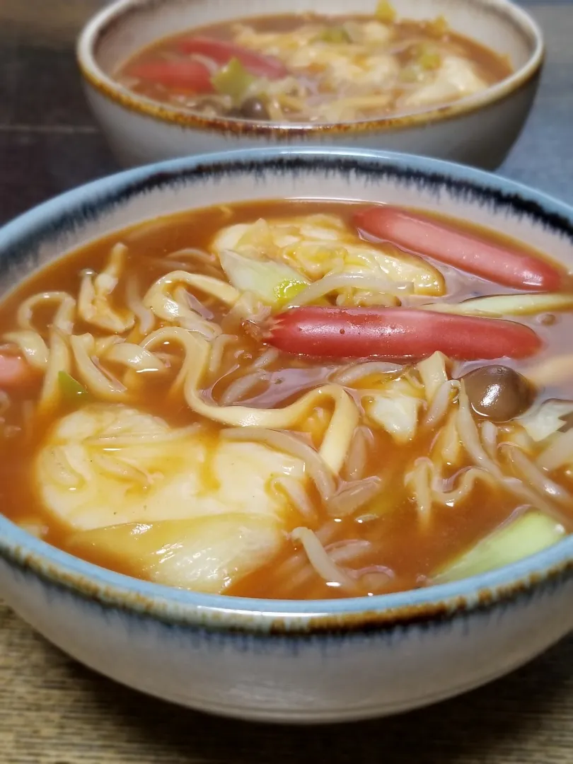 パパ作👨味噌煮込みうどん|ぱんだのままんさん