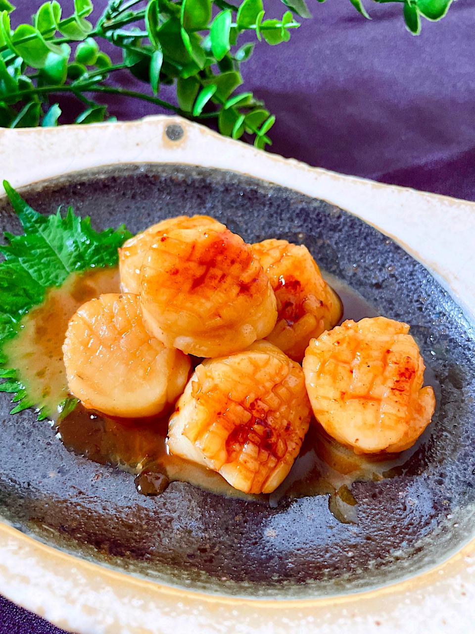 ホタテのバター醤油焼き